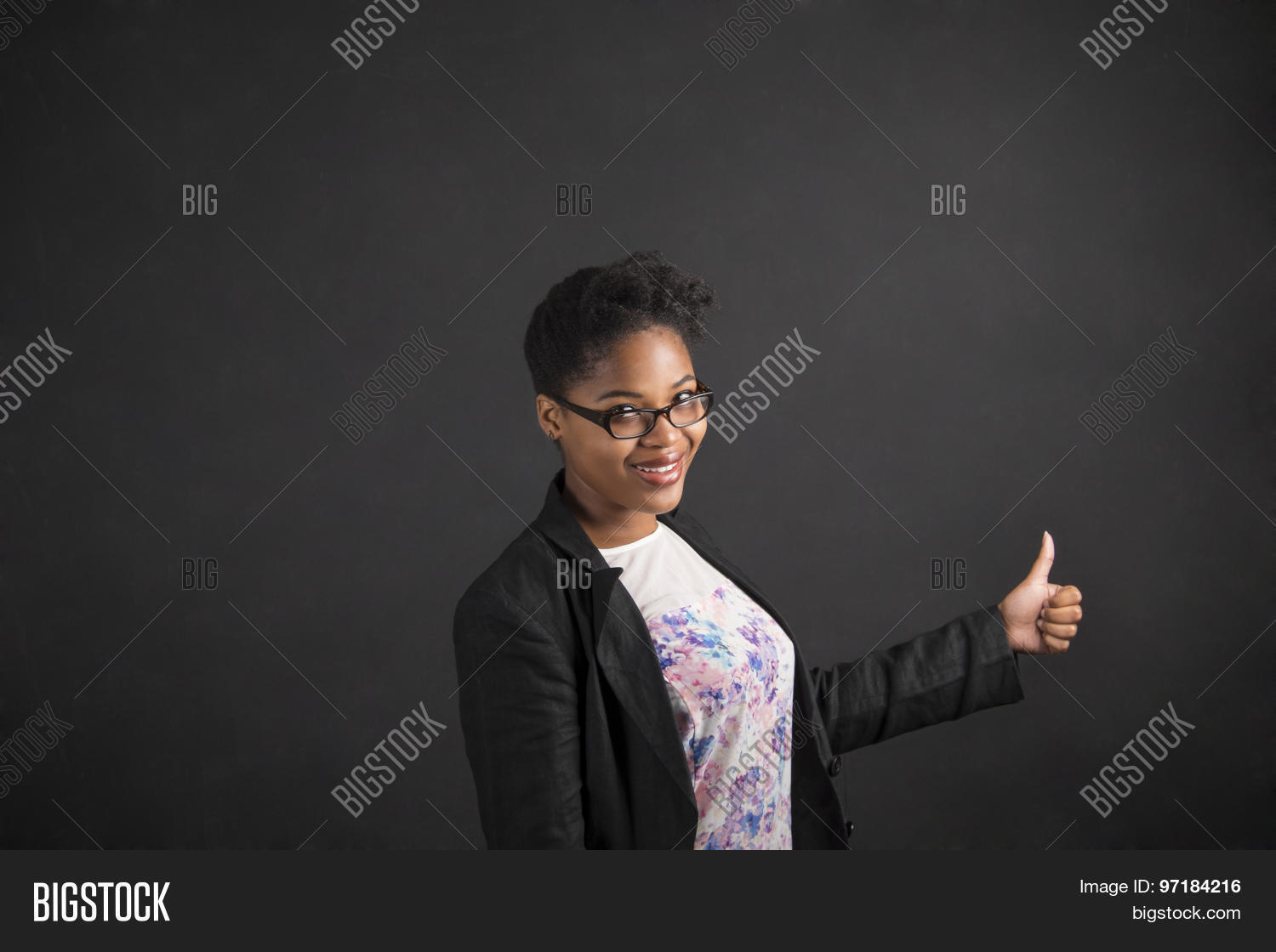 African Woman Thumbs Image & Photo (Free Trial) Bigstock