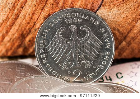 2 Two Deutsche Mark Bundesrepubik Deutschland