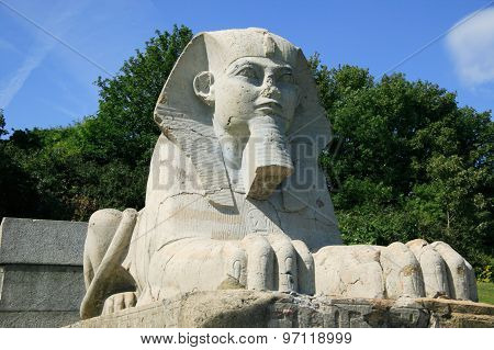 Sphinx sculpture in Crystal Palace Park