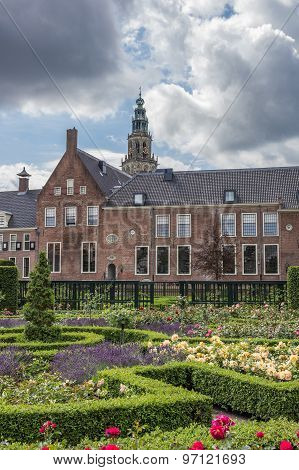 Garden Of The Prinsenhof In Groningen
