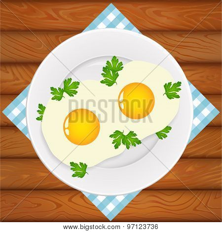 Breakfast Eggs Parsley