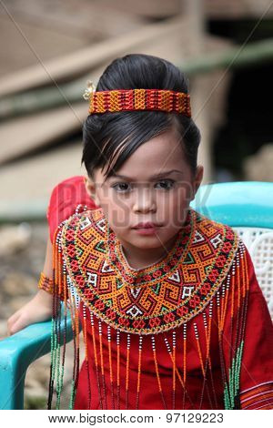 Portrait Of A Young Toraja Girl
