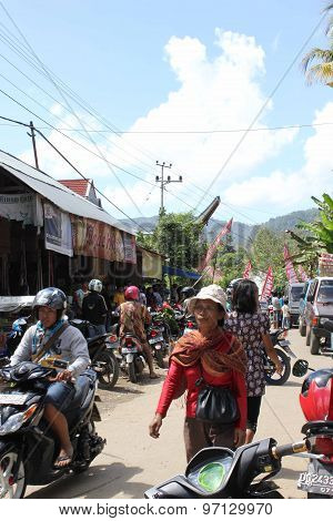 Little Rural Village In Tana Toraja, Indonesia