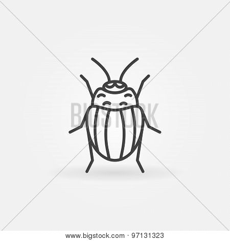 Potato or Colorado bug logo
