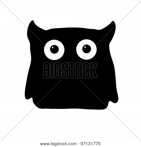 Vector Illustration Of Cute Animal Funny Owl