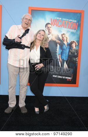 LOS ANGELES - JUL 27:  Chevy Chase, Beverly D'Angelo at the 