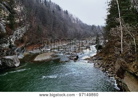 mountain river Prut