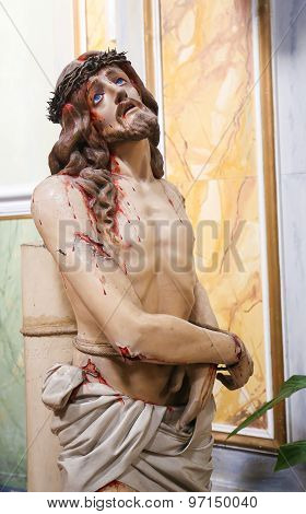 Statue Of Jesus On Good Friday