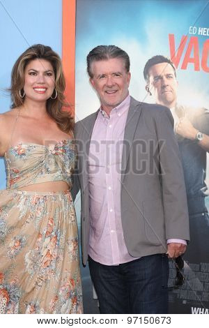 LOS ANGELES - JUL 27:  Tanya Callau, Alan Thicke at the 