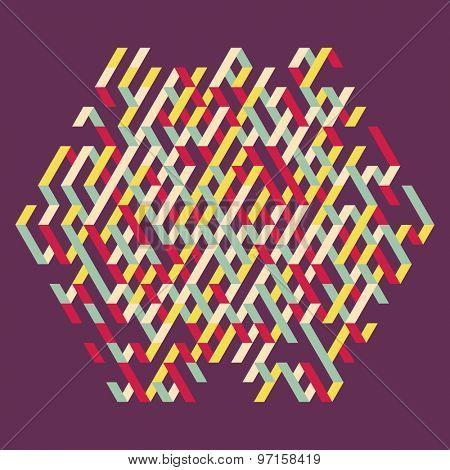 Abstract Vector Illustration. Can Be Used For Design And Presentation.