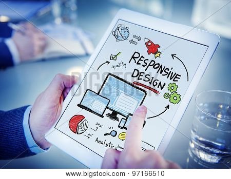 Responsive Design Internet Web Online Device Technology Concept