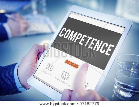 Competence Skill Ability Proficiency Accomplishment Concept