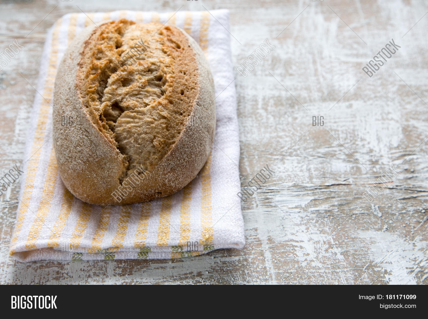 Fresh Bread On Table. Image & Photo (Free Trial) Bigstock