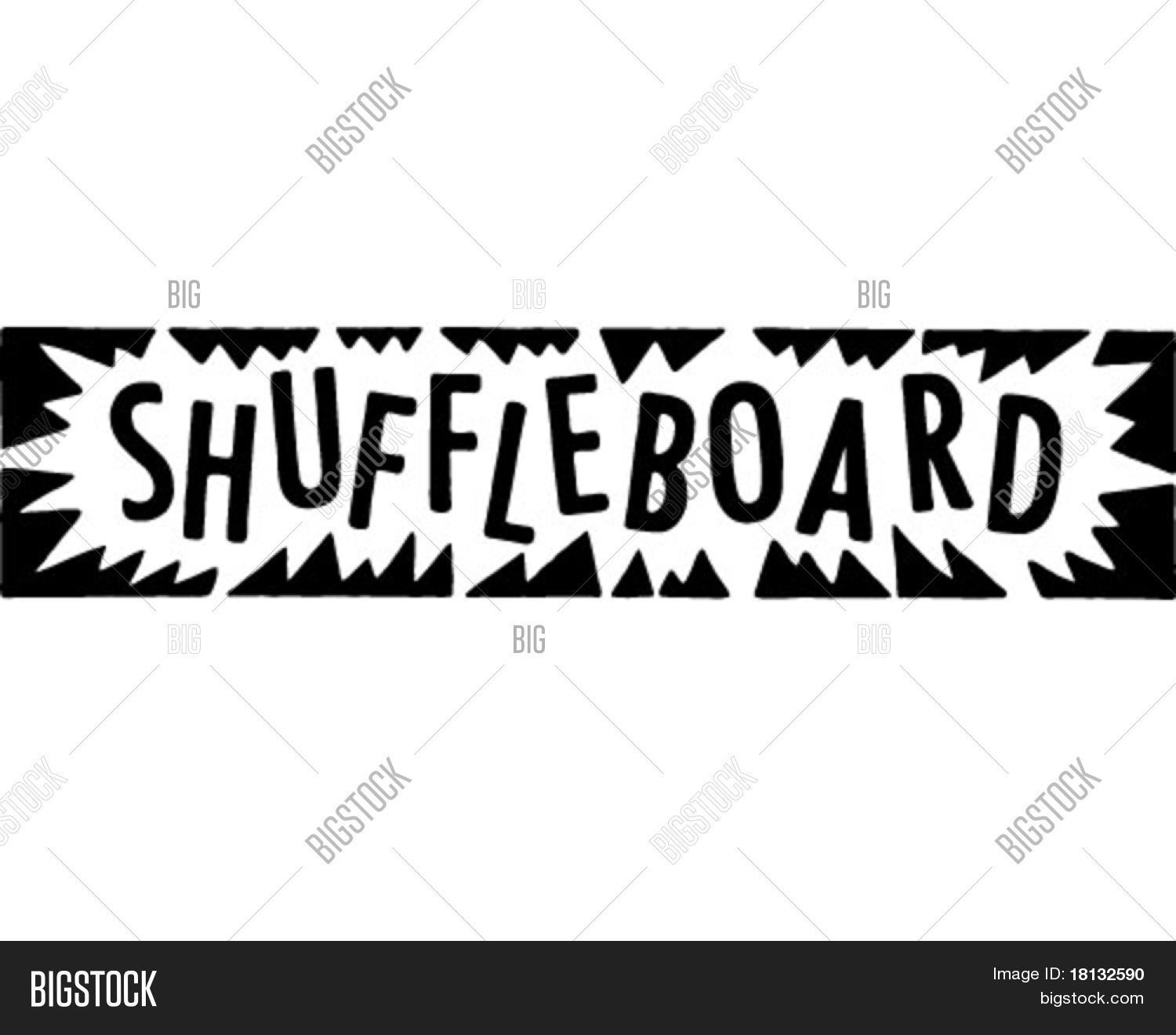 Shuffleboard Retro Vector & Photo (Free Trial) Bigstock