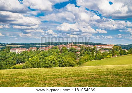 Medieval Town Of Flavigny-sur-ozerain, Burgundy, France