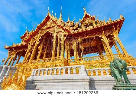 Barom Mangalanusarani Pavillian In The Area Of Ananta Samakhom Throne Hall In Royal Dusit Palace In