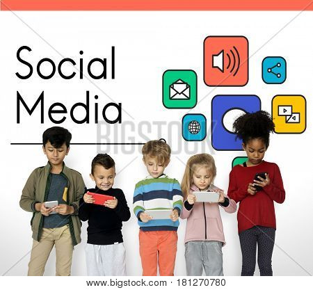 Social Media Communication Conncetion Concept