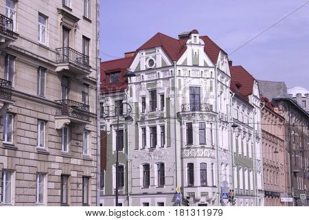 architecture in Saint Petersburg. Building of the 19th century