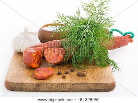 Still Life With Chorizo Sausage