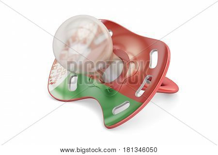 Belorussian Maternity and birthrate in Belarus concept 3D rendering