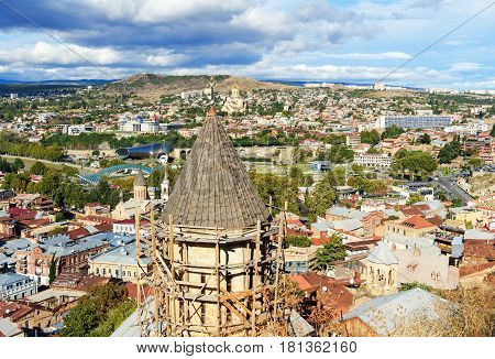 View Of City Center Tbilisi. Georgia