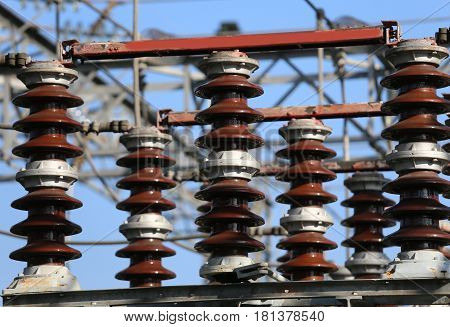 Many Switches In The Industrial Site