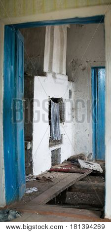 Details And Elements Inside The Old Village House