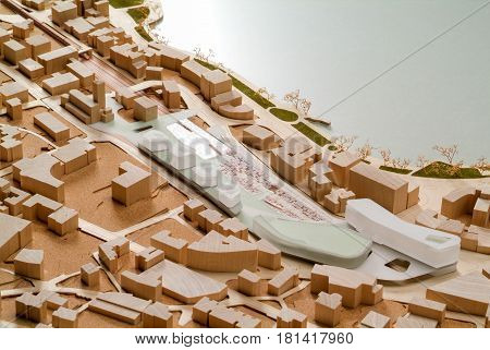Site Surrounding Model For Architectural Presentation