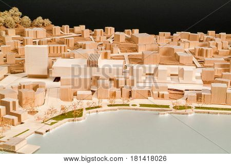 Site Surrounding Model For Architectural Presentation