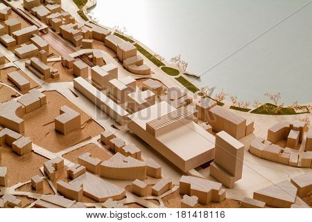 Site Surrounding Model For Architectural Presentation
