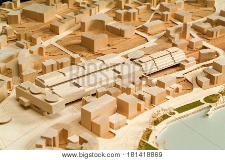 Site Surrounding Model For Architectural Presentation