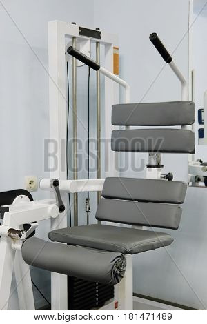 Interior of a fitness hall