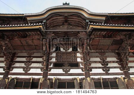 Daibutsuden Of Todai Ji In Nara, Japan