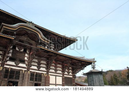 Daibutsuden Of Todai Ji In Nara, Japan