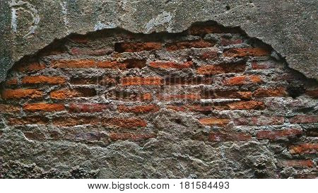 background, brick, Wall, partition, chapped, cloven, partition, fortification