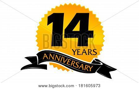 14 Years Ribbon Anniversary Congratulation Ceremony Celebration