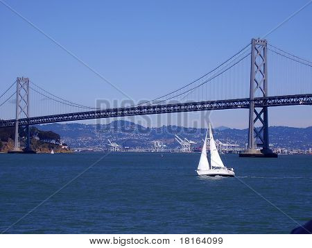 Oakland Körfezi Köprüsü San Francisco.