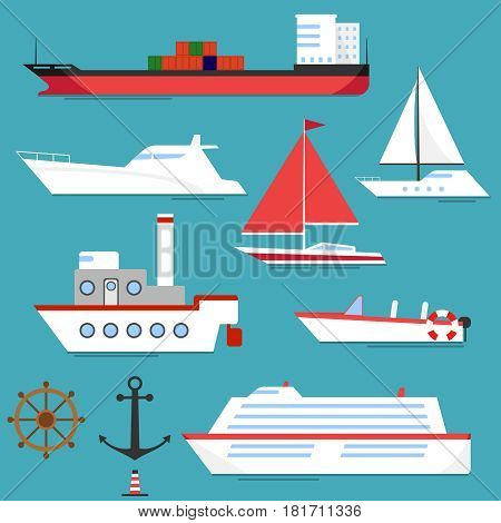 A Ship, A Barge, A Yacht, A Boat