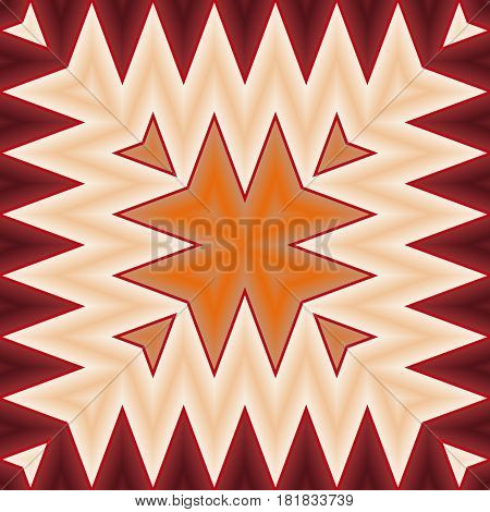 Bright psychodelic seamless pattern. Mosaic decorative design template. Geometric abstract background.