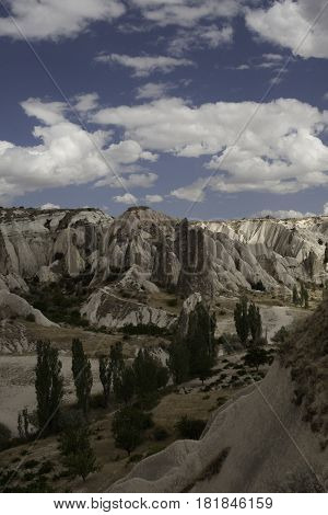 Beautiful landscape in Capadocia Region, in Turkey