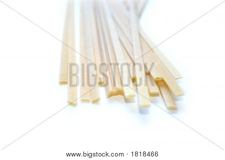 พาสต้า Linguine สปาเก็ตตี้ Closeup 2