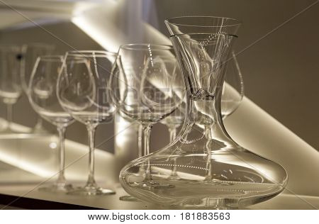 CRACOW POLAND - NOVEMBER 17 2016: International Wine Trade Fair ENOEXPO in Cracow is a professional event dedicated to wine. Every year the producers of wine from all around the world meet the importers distributors and representatives. Cracow. Poland