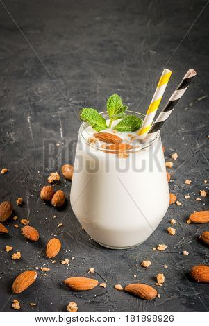 Smoothie With Yogurt, Banana And Almond
