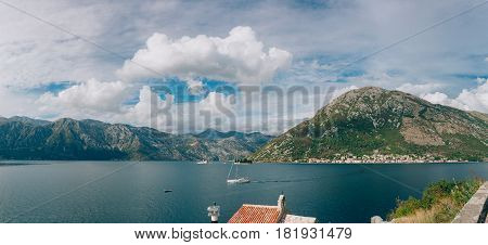 Church of Our Lady of the Angels in Donji Stoliv, Montenegro, Kotor Bay, the Balkans, the Adriatic Sea.