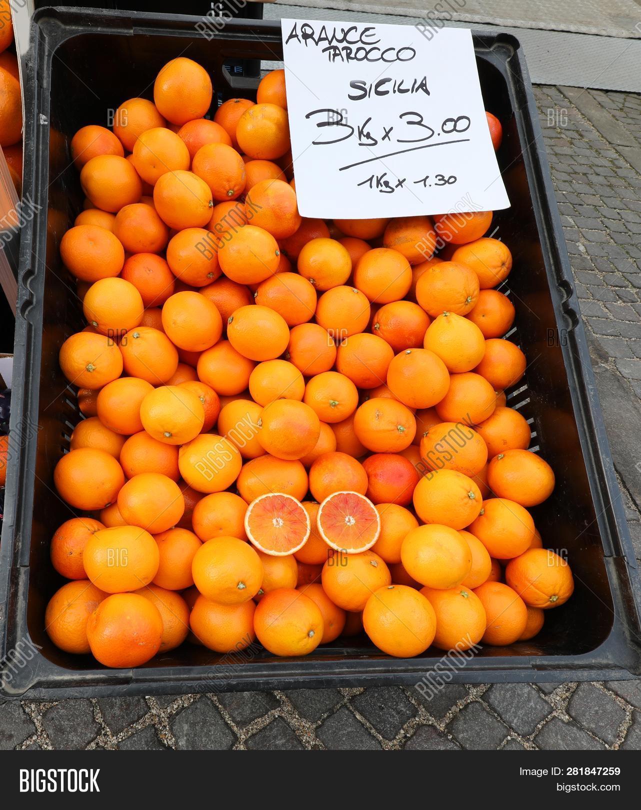 Ripe Oranges Sale Image & Photo (Free Trial) Bigstock