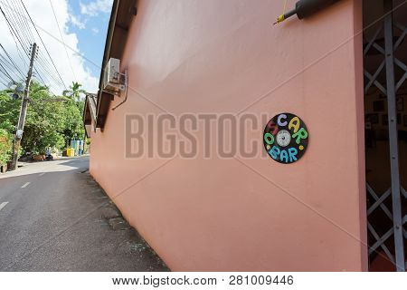 Trad, Thailand - December 01, 2018: Scenery Of Klong Bang Pra In Trad Province, Thailand. This Is Ol