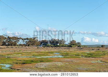 West Coast National Park, South Africa, August 20, 2018: View Towards Geelbek Restaurant As Seen Fro