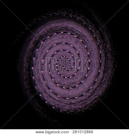 Hypnosis Swirl Psychedelic Art . Graphic Trendy Syntwave Swirl Background.