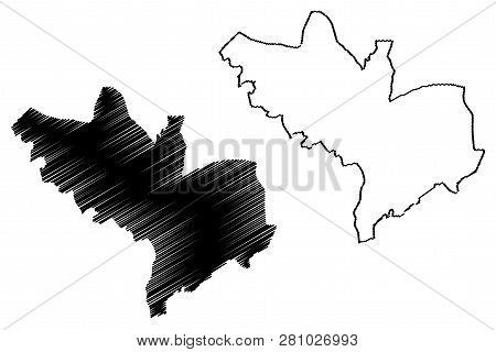 Kogi State (subdivisions Of Nigeria, Federated State Of Nigeria) Map Vector Illustration, Scribble S