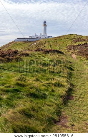 Trail Leading To The Mull Of Galloway Lighthouse In Dumfries And Galloway, Scotland, United Kingdom 